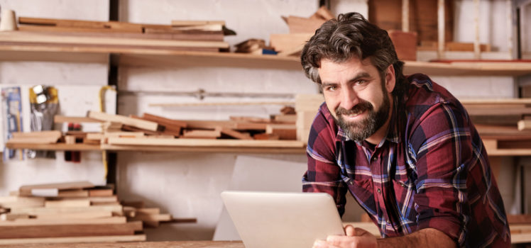 small business owner, wood working studio, carpentry, business website