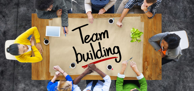 People in a Meeting and Team Building Concepts