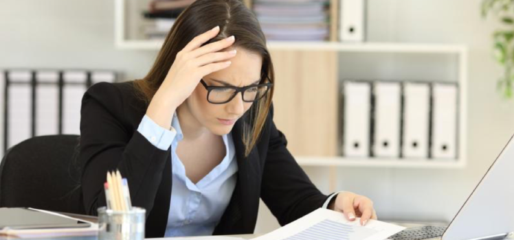 Worried Business Woman